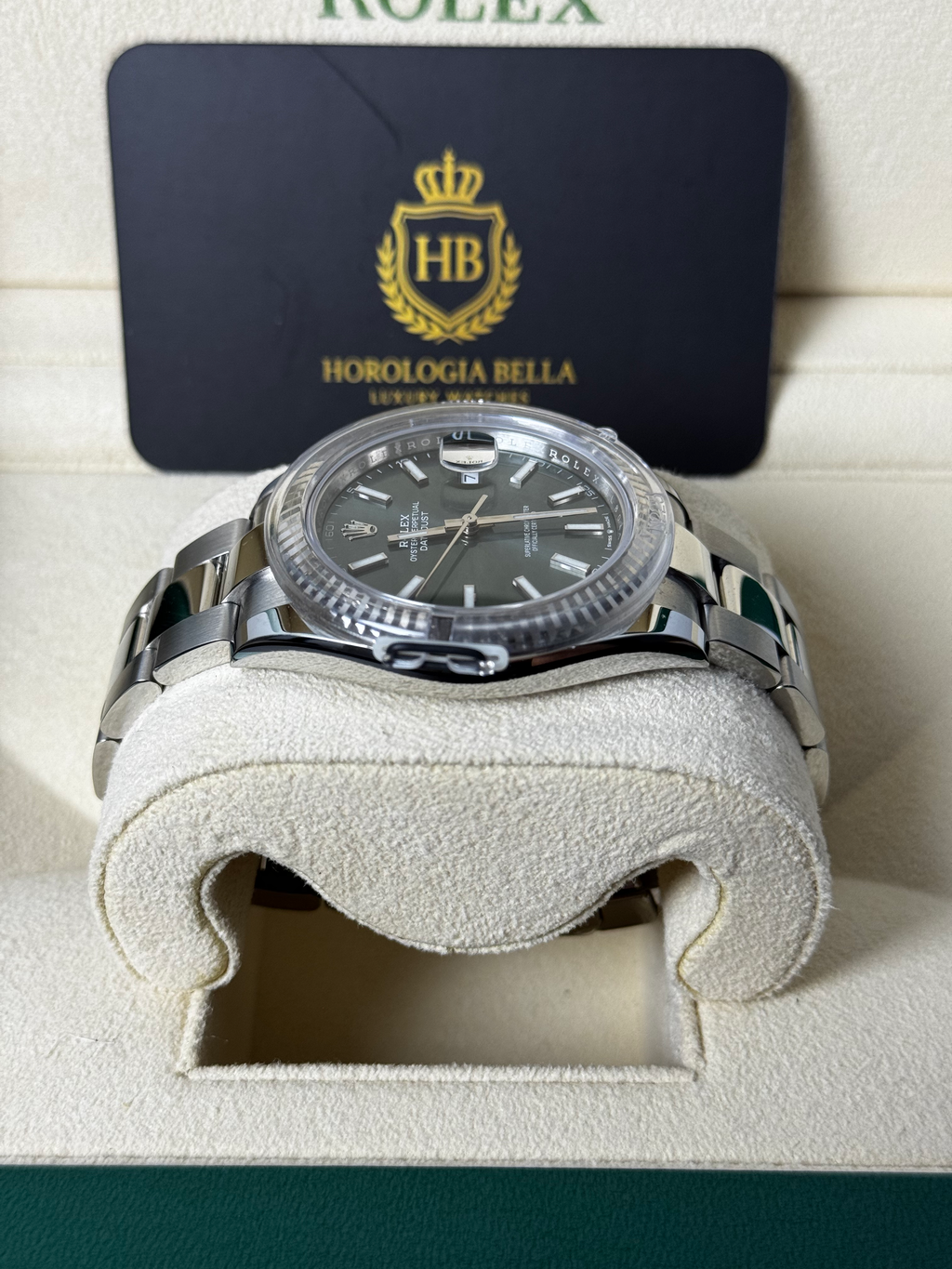 Rolex Datejust 41 Mint Green 126334 Unworn 2022 image 6