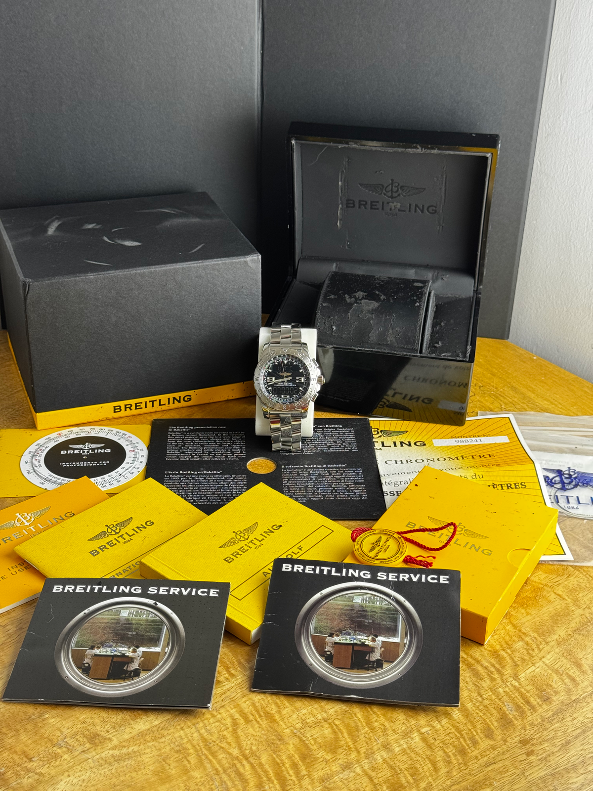 Breitling Airwolf SuperQuartz A78363 |2007 | Full Set | Service & New Battery image 2