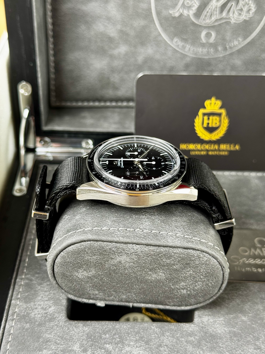 Omega Speedmaster “First Omega in Space” Numbered Edition 2020 Full Set Warranty image 12