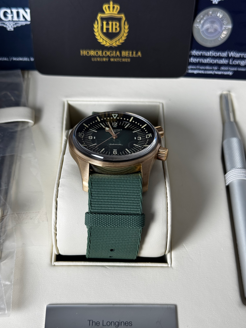 Longines Legend Diver Bronze Green 2024 image 8