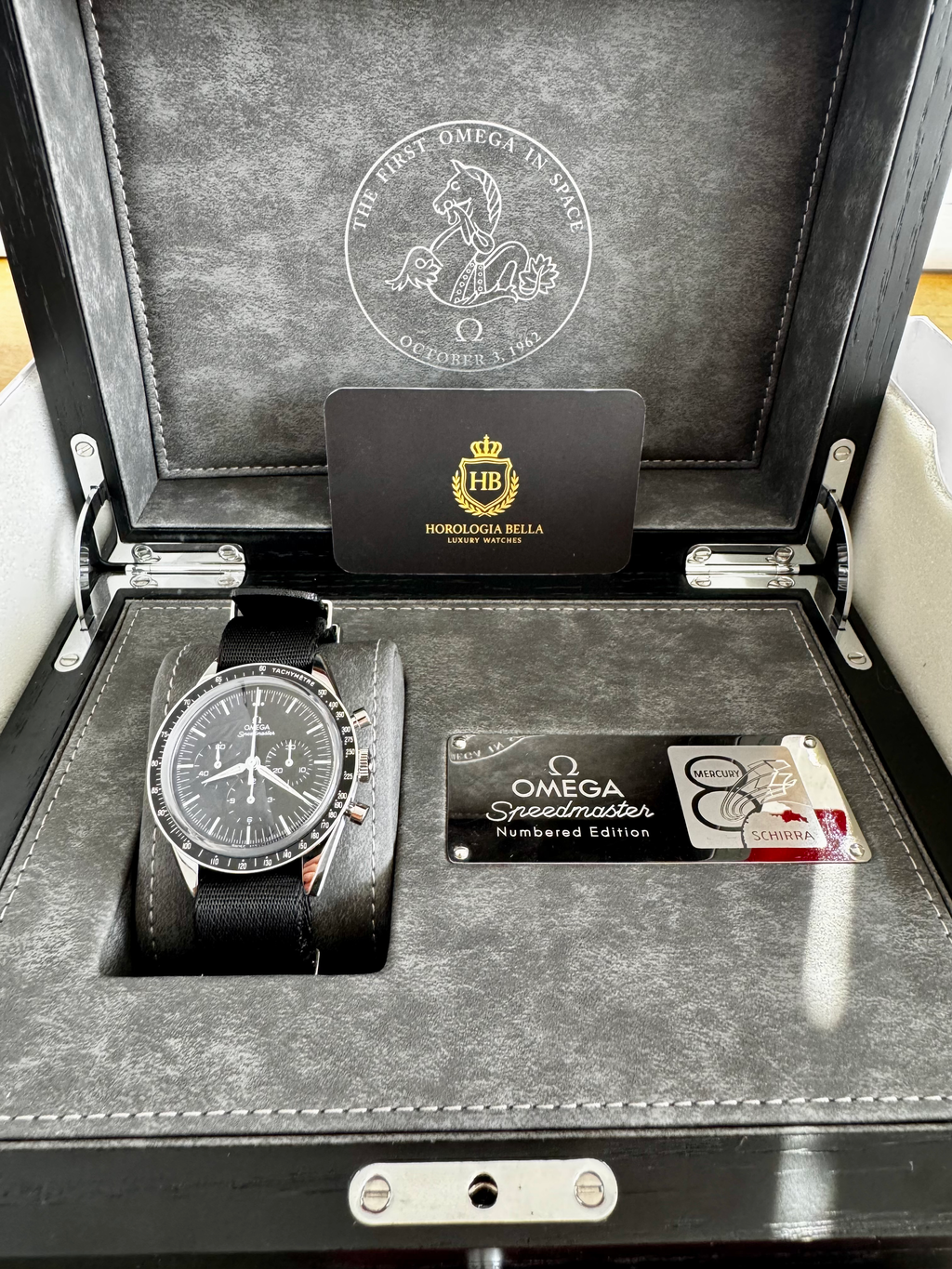 Omega Speedmaster “First Omega in Space” Numbered Edition 2020 Full Set Warranty image 10