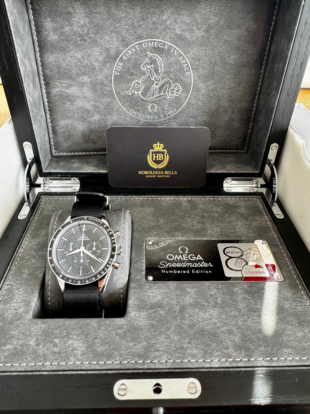 Omega Speedmaster “First Omega in Space” Numbered Edition 2020 Full Set Warranty image 10