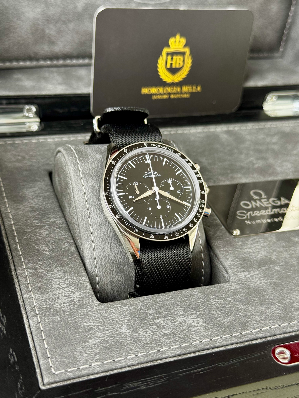 Omega Speedmaster “First Omega in Space” Numbered Edition 2020 Full Set Warranty image 6