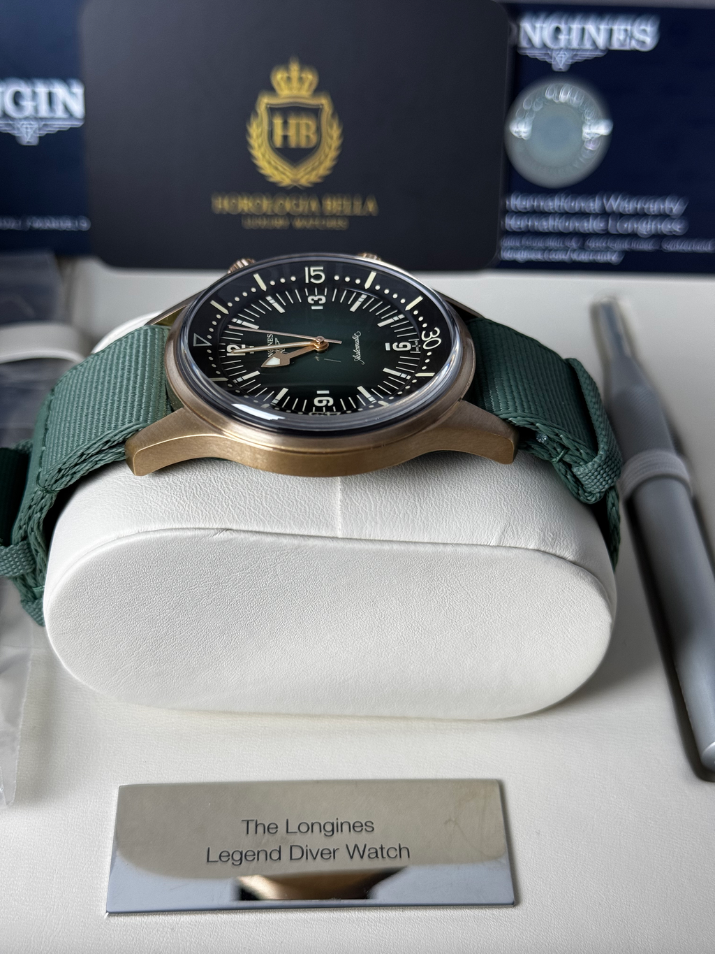 Longines Legend Diver Bronze Green 2024 image 6
