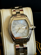 CARTIER ROADSTER LADIES | RARE BABY BLUE DIAL | 2007 | BOX & PAPERS image 3