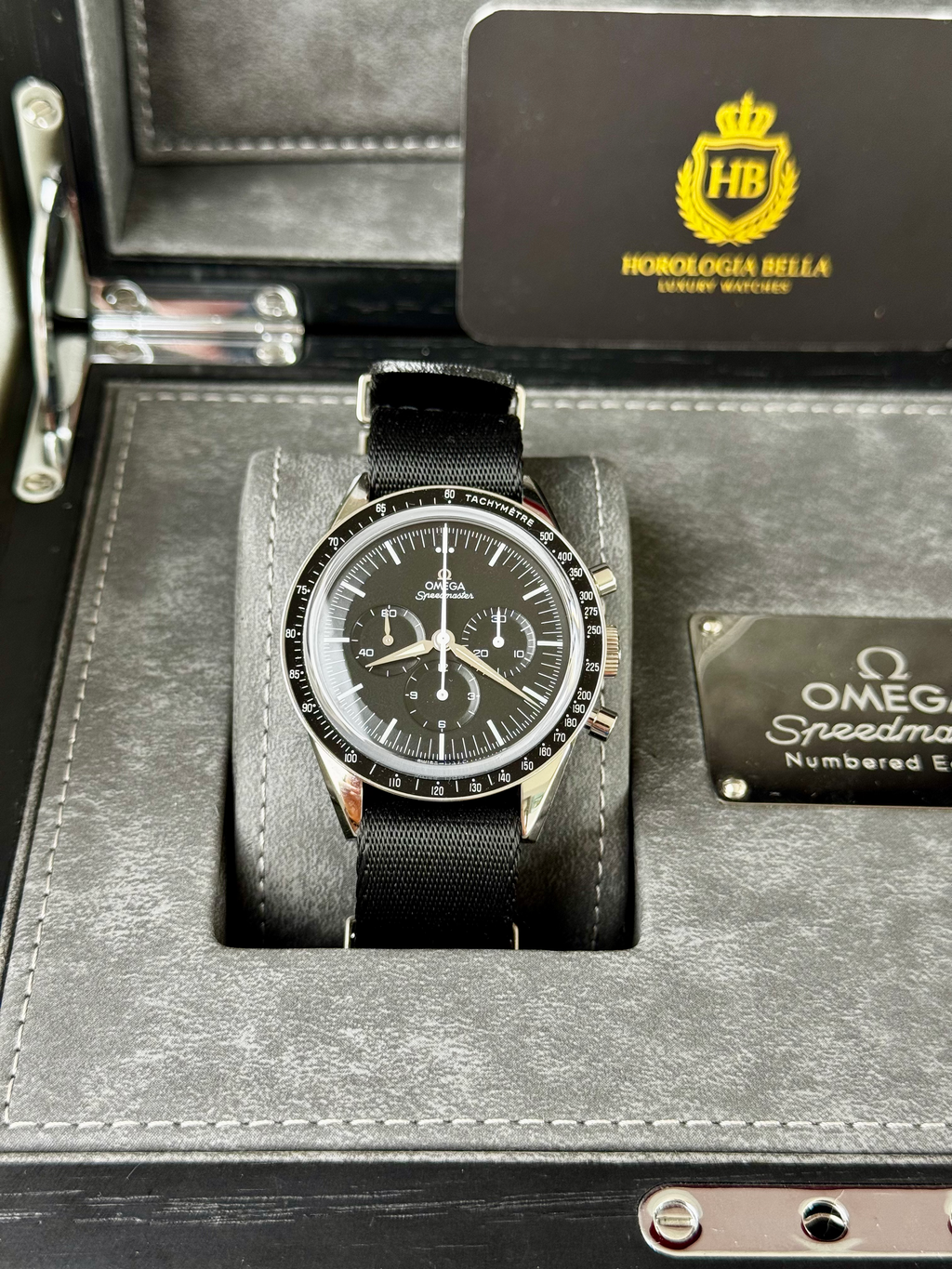 Omega Speedmaster “First Omega in Space” Numbered Edition 2020 Full Set Warranty image 7