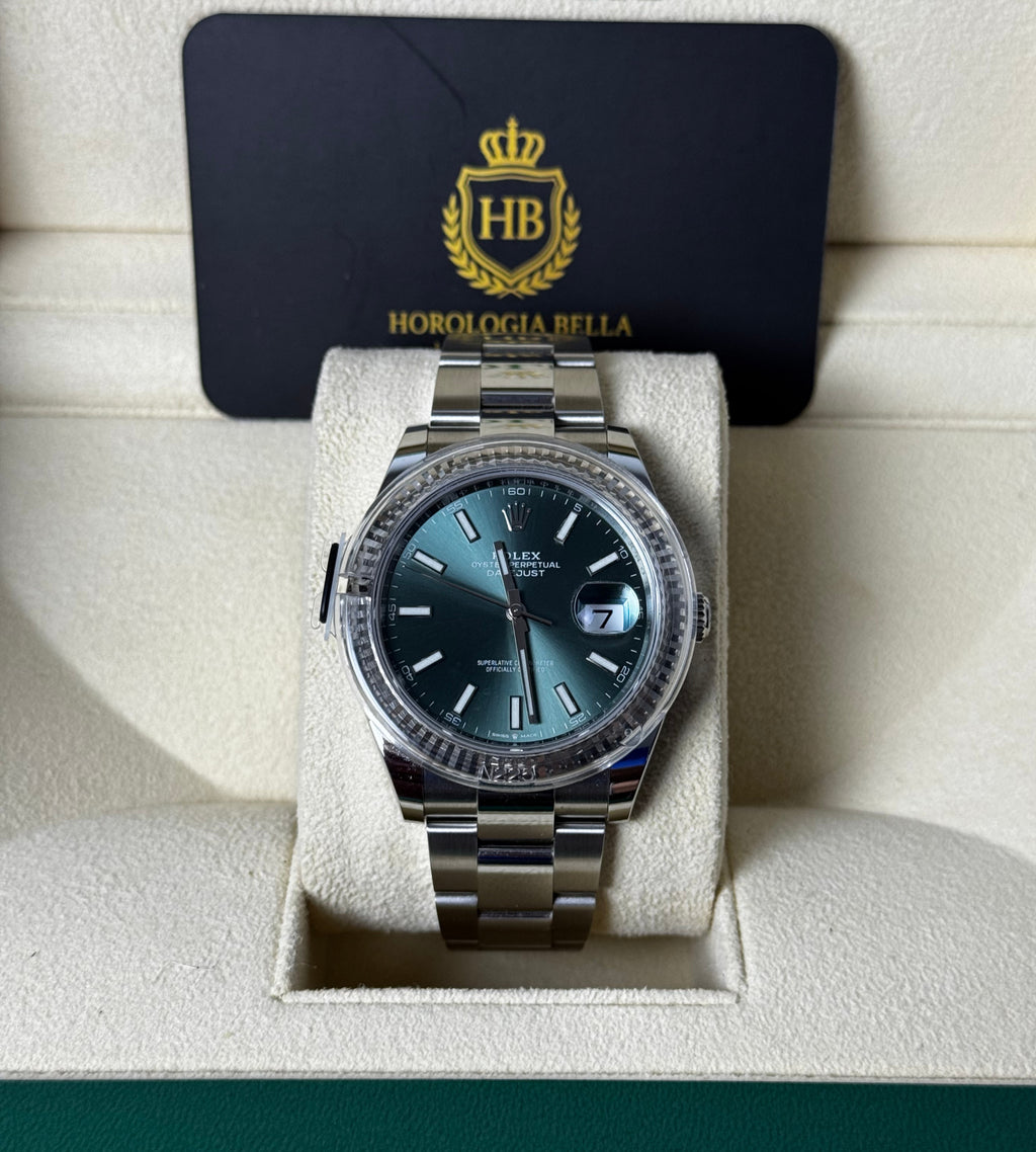 Rolex Datejust 41 Mint Green 126334 Unworn 2022