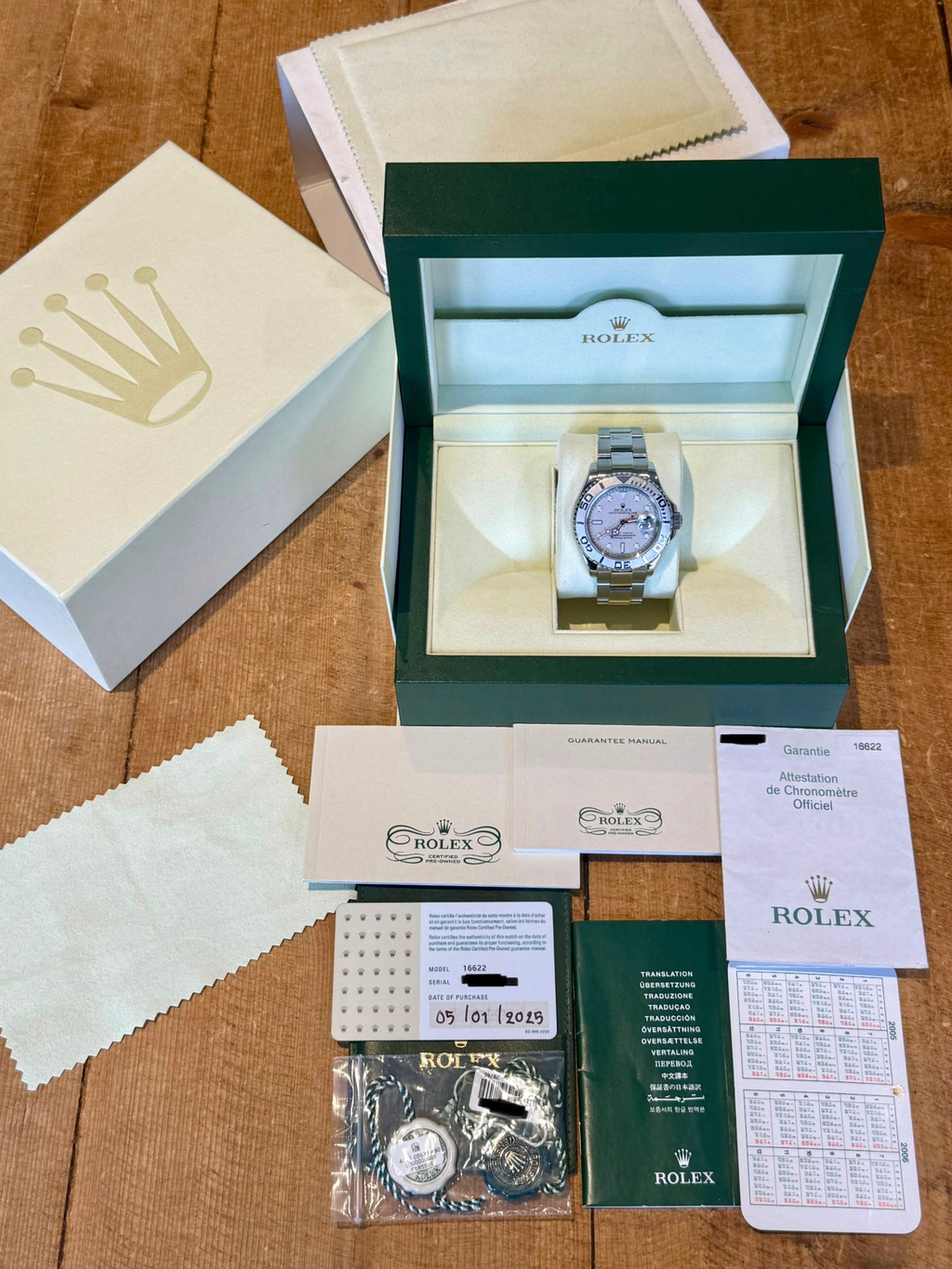 Rolex Yacht-Master 16622 | 2005 Full Set Rolex CPO 2025 image 10
