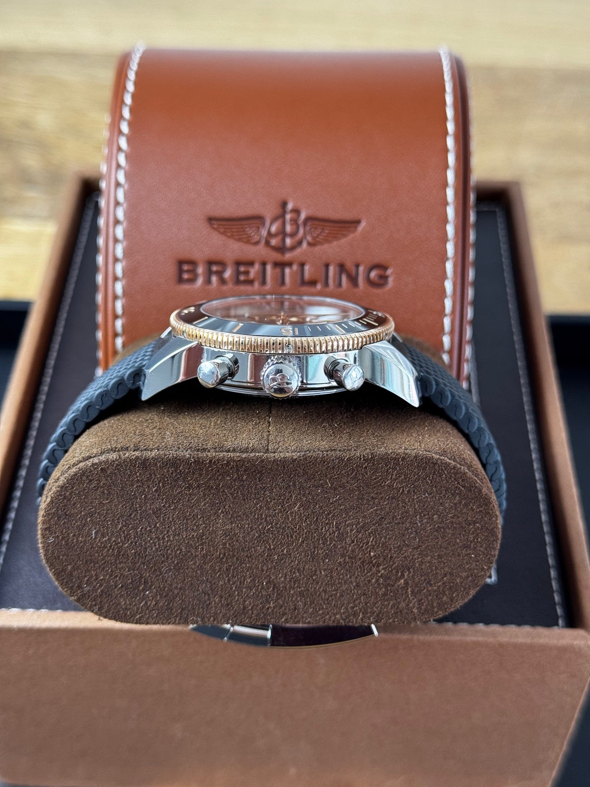 Breitling Superocean Heritage II Chronograph 44 |2018 | Black & Rose Gold U13313 image 12