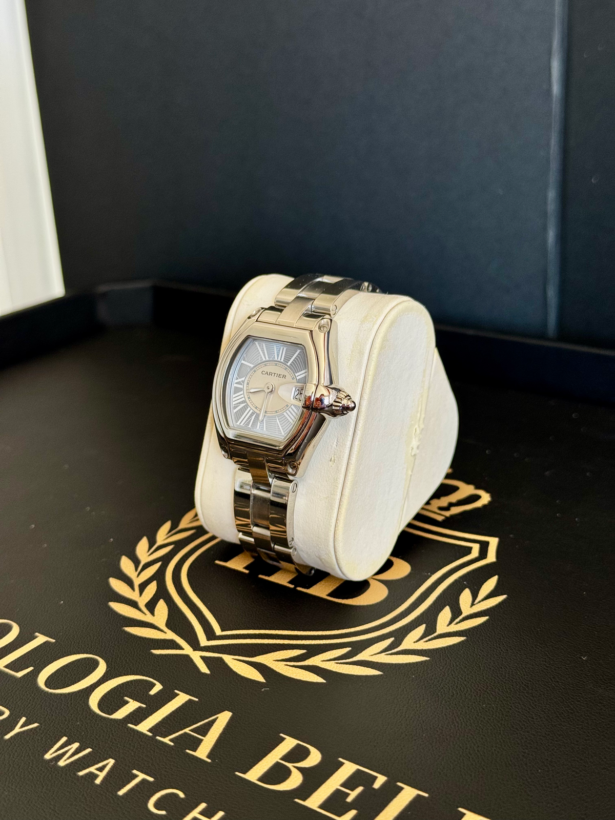 CARTIER ROADSTER LADIES | RARE BABY BLUE DIAL | 2007 | BOX & PAPERS image 10