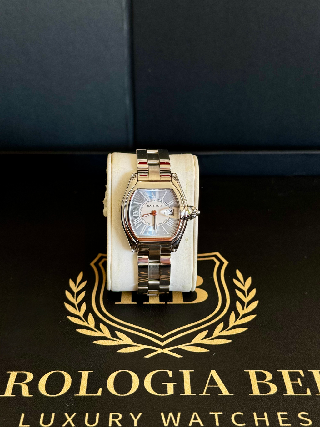 CARTIER ROADSTER LADIES | RARE BABY BLUE DIAL | 2007 | BOX & PAPERS image 5