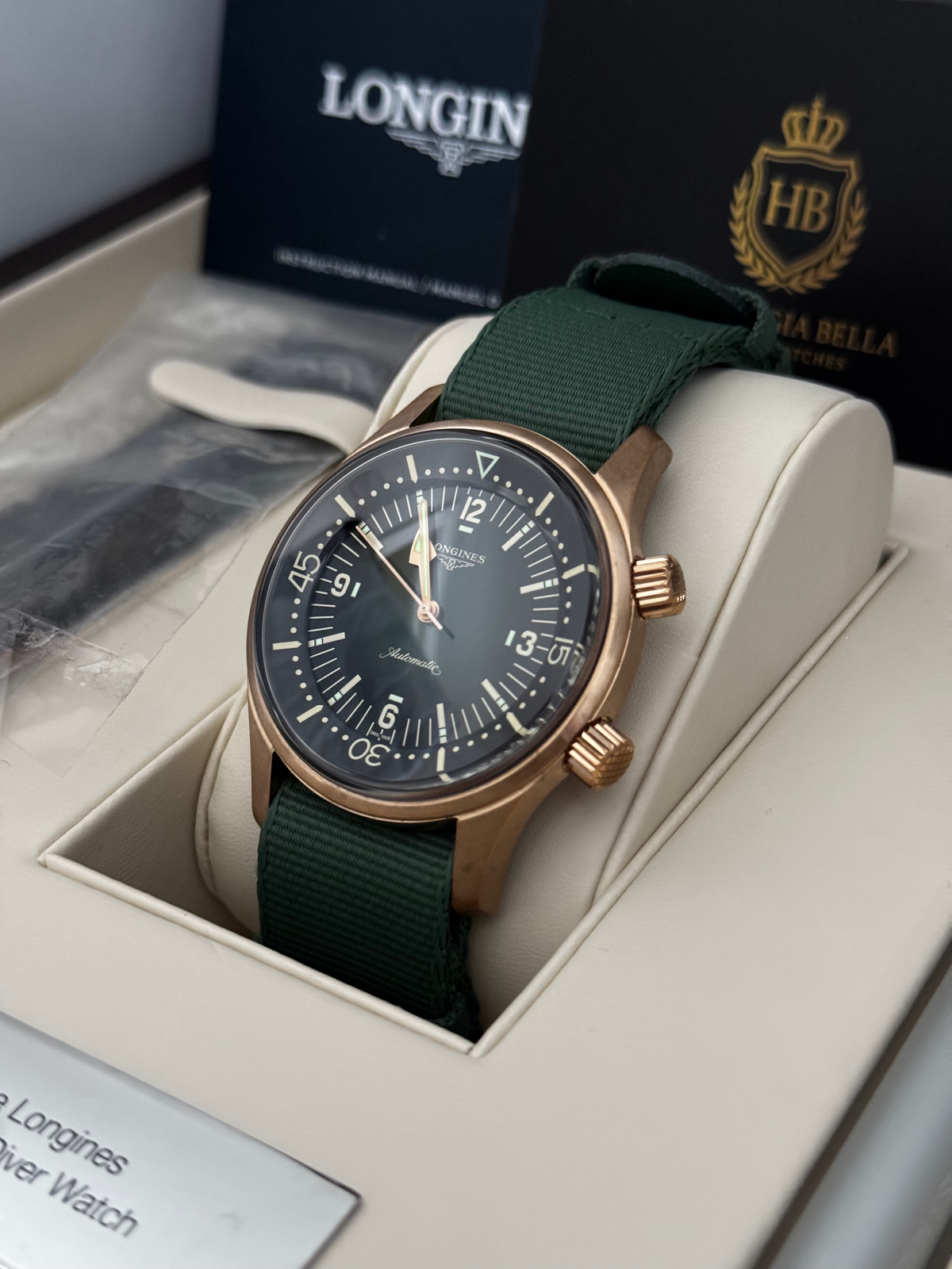 Longines Legend Diver Bronze Green 2024 image 4